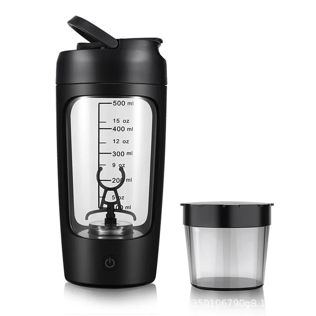 ShakeStream Electric Portable Whey Protein Shaker Bottle
