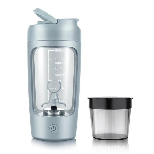 ShakeStream Electric Portable Whey Protein Shaker Bottle
