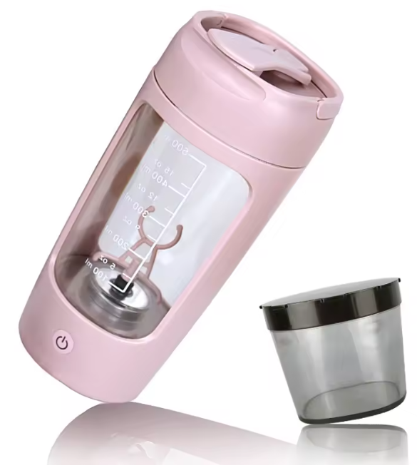 ShakeStream Electric Portable Whey Protein Shaker Bottle
